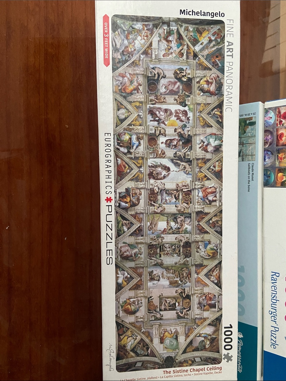 Eurographic Michelangelo The Sistine Chapel Ceiling - 1000 Piece Panoramic